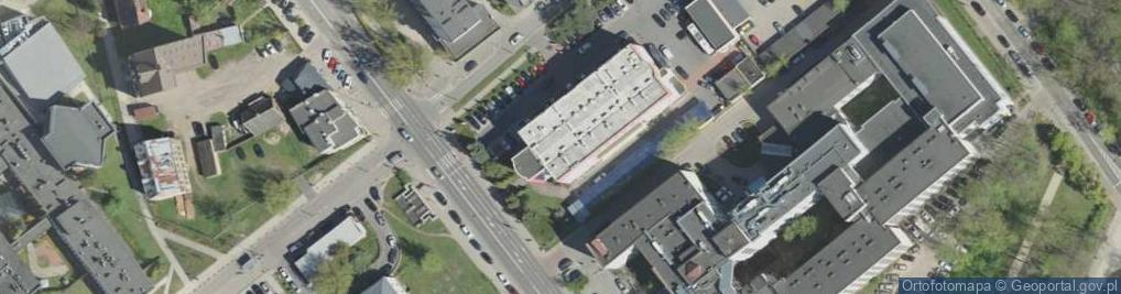 Zdjęcie satelitarne Regionalne Centrum Krwiodawstwa i Krwiolecznictwa