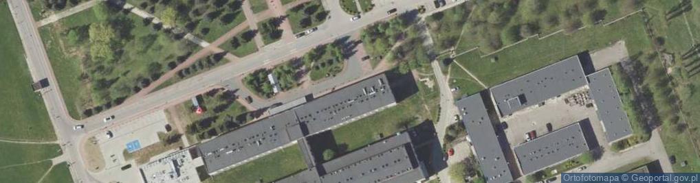 Zdjęcie satelitarne Regionalne Centrum Krwiodawstwa i Krwiolecznictwa