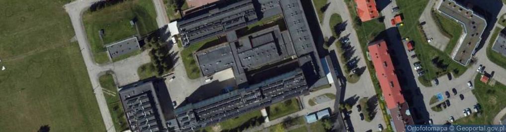 Zdjęcie satelitarne Regionalne Centrum Krwiodawstwa i Krwiolecznictwa