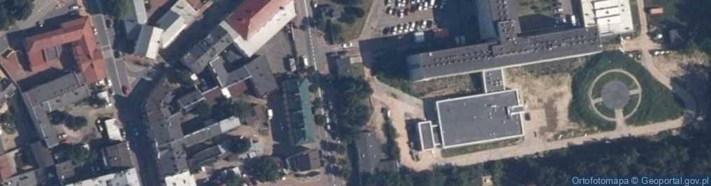 Zdjęcie satelitarne Regionalne Centrum Krwiodawstwa i Krwiolecznictwa