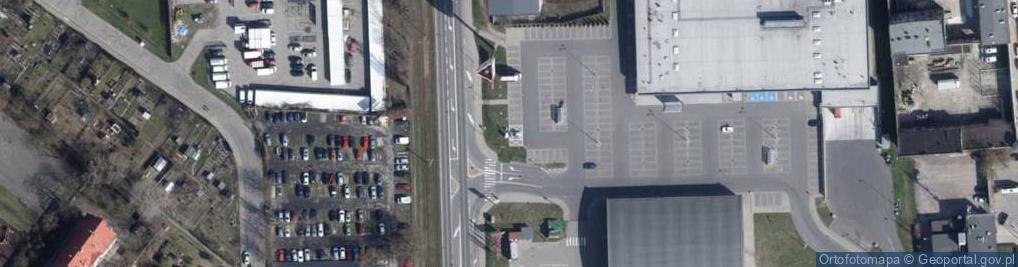 Zdjęcie satelitarne Stacja ładowania pojazdów