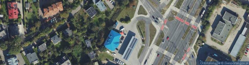 Zdjęcie satelitarne Stacja ładowania pojazdów
