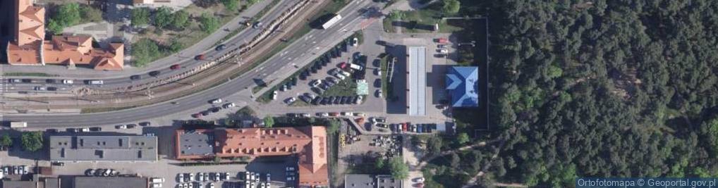 Zdjęcie satelitarne Stacja ładowania pojazdów