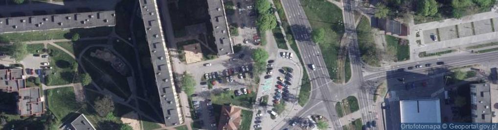 Zdjęcie satelitarne Stacja ładowania pojazdów
