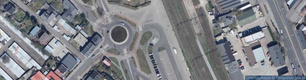Zdjęcie satelitarne Stacja ładowania pojazdów