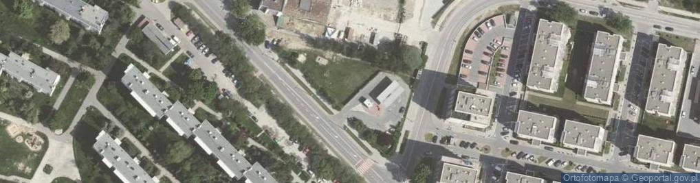 Zdjęcie satelitarne Stacja ładowania pojazdów