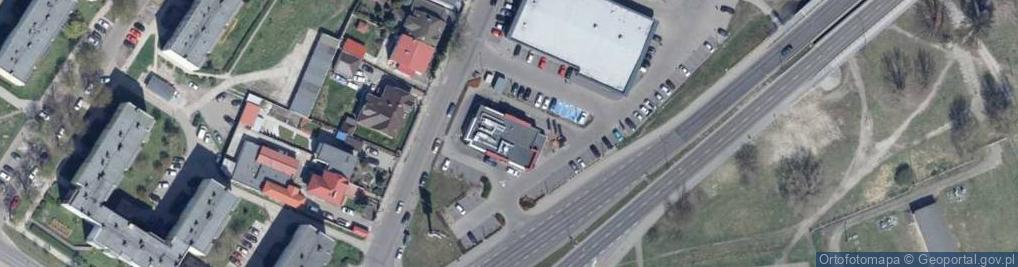 Zdjęcie satelitarne Stacja ładowania pojazdów