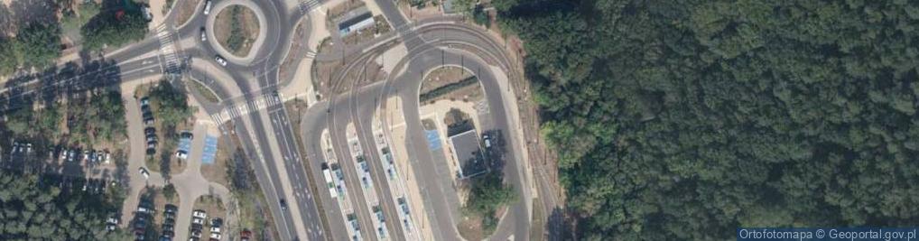 Zdjęcie satelitarne Stacja ładowania pojazdów