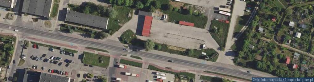 Zdjęcie satelitarne PKS w Koninie
