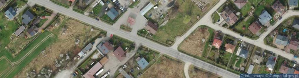 Zdjęcie satelitarne stacja paliw Skiergaz