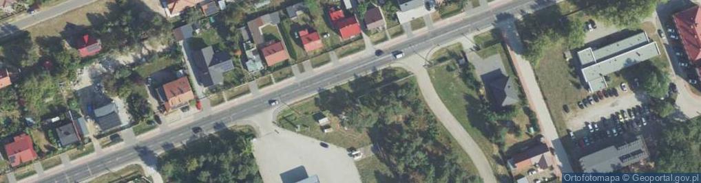 Zdjęcie satelitarne Stacja paliw