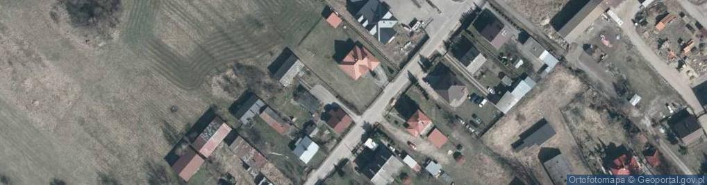 Zdjęcie satelitarne Stacja paliw.