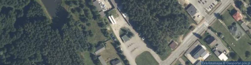 Zdjęcie satelitarne Stacja paliw