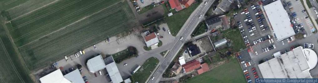 Zdjęcie satelitarne Stacja paliw
