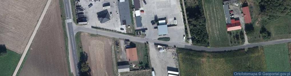 Zdjęcie satelitarne Stacja paliw