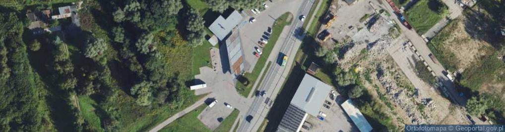 Zdjęcie satelitarne Stacja paliw