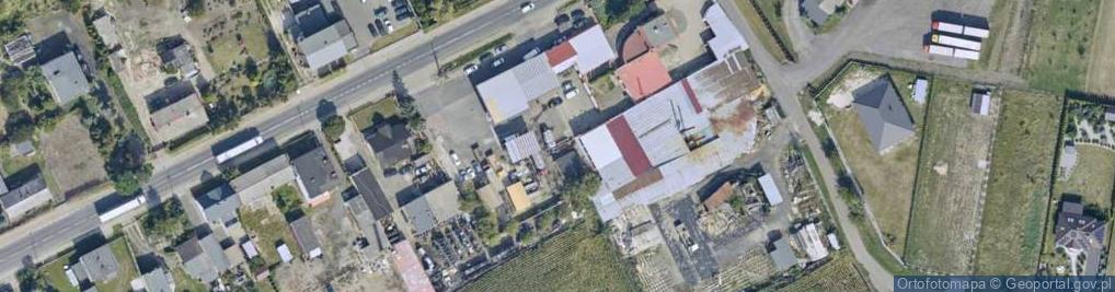 Zdjęcie satelitarne Stacja paliw