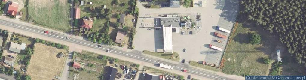 Zdjęcie satelitarne Stacja paliw