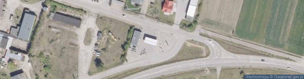Zdjęcie satelitarne Stacja paliw
