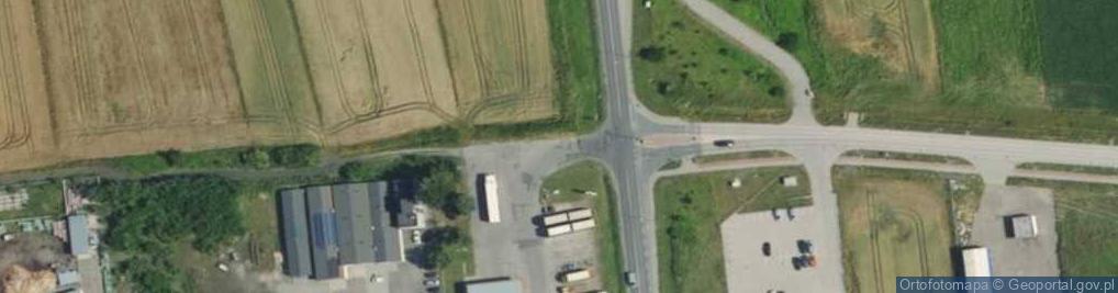 Zdjęcie satelitarne Stacja paliw