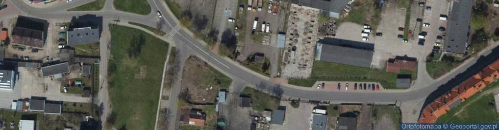 Zdjęcie satelitarne Stacja Tankowania Samochodów Auto Gas z Sanocki K Bujalska M Bujalski