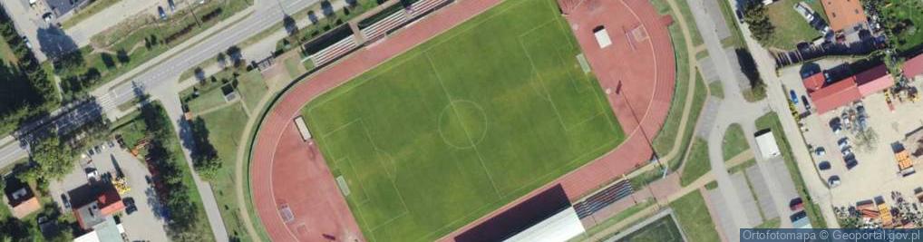 Zdjęcie satelitarne Stadion Miejski, MKS Polonia Lidzbark