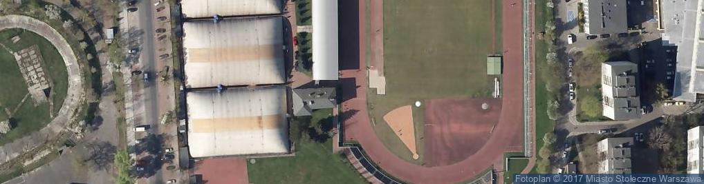 Zdjęcie satelitarne Stadion Podskarbińska