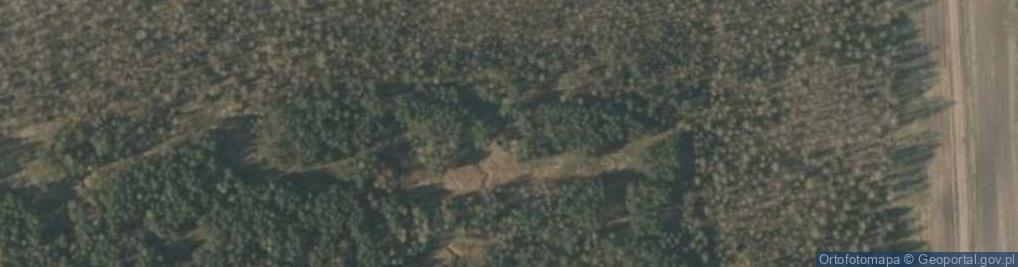 Zdjęcie satelitarne Stanowisko armaty 8,8 cm Flak