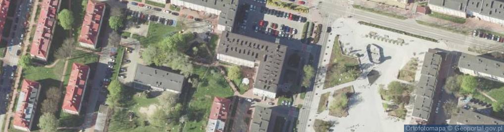 Zdjęcie satelitarne Starostwo Powiatowe w Świdniku