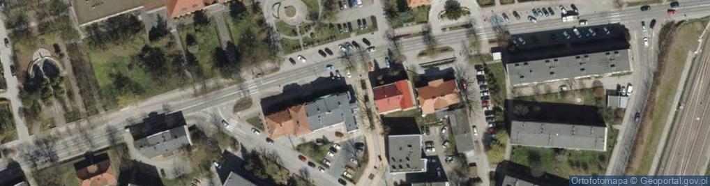 Zdjęcie satelitarne Straż miejska