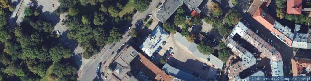 Zdjęcie satelitarne KM PSP Kraków