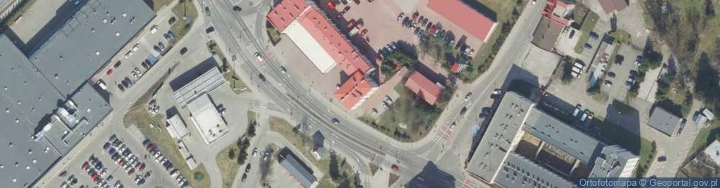 Zdjęcie satelitarne KM PSP Przemyśl