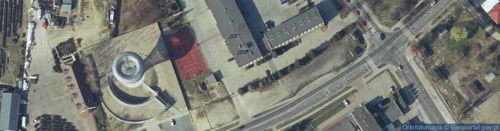 Zdjęcie satelitarne KP PSP Ciechanów