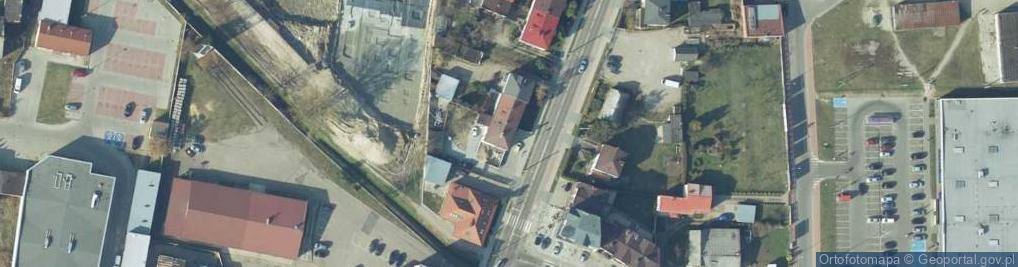 Zdjęcie satelitarne KP PSP Mława