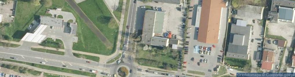 Zdjęcie satelitarne KP PSP Puławy