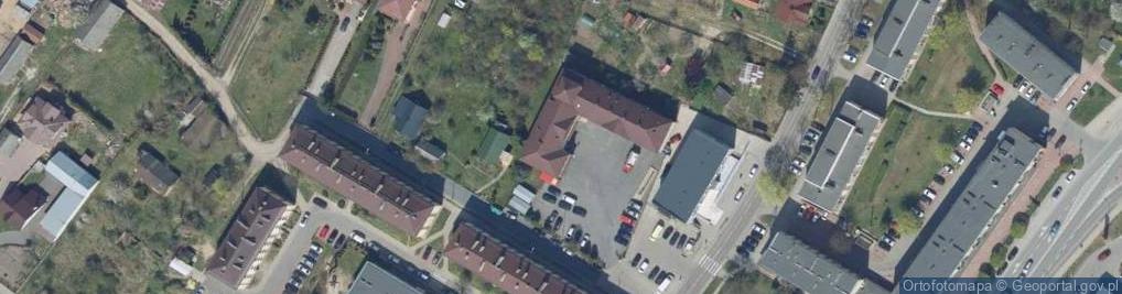 Zdjęcie satelitarne KP PSP Zambrów