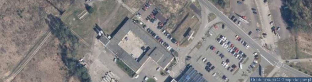 Zdjęcie satelitarne Lotniskowa Służba Ratowniczo Gaśnicza Portu Lotniczego Szczecin