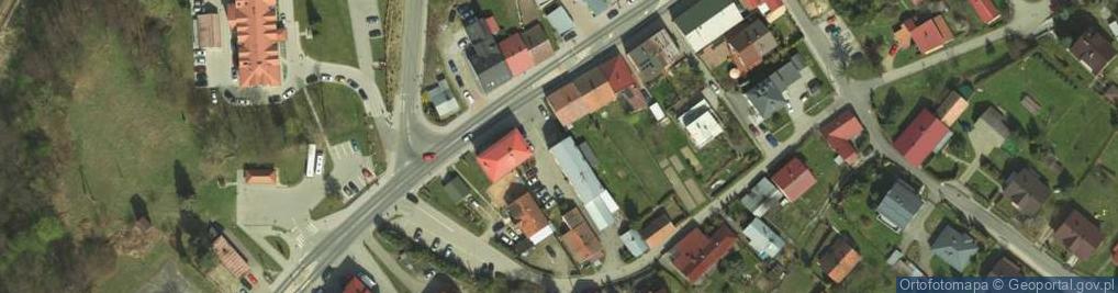 Zdjęcie satelitarne OSP Bobowa KSRG