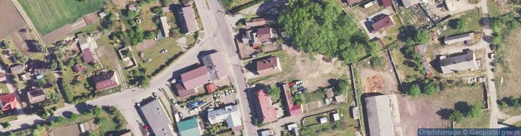 Zdjęcie satelitarne OSP Bobrówko