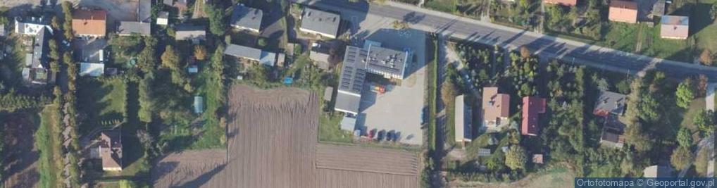Zdjęcie satelitarne OSP Dąbrowa