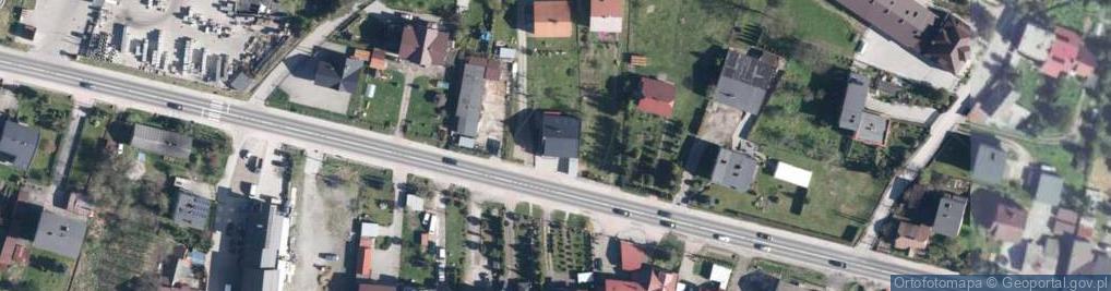 Zdjęcie satelitarne OSP Maków Dolny