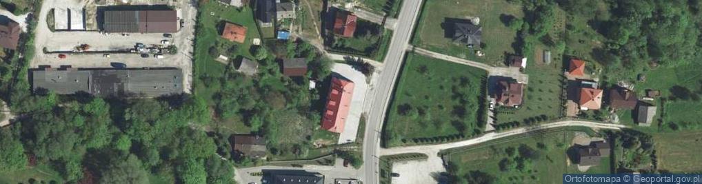 Zdjęcie satelitarne OSP Mogilany KSRG