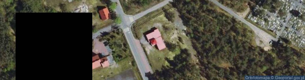 Zdjęcie satelitarne OSP Parciaki