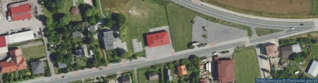 Zdjęcie satelitarne OSP Pawonków