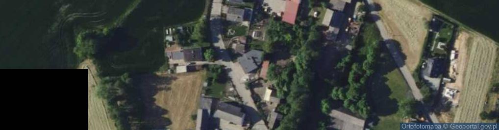 Zdjęcie satelitarne OSP Pietraszyn