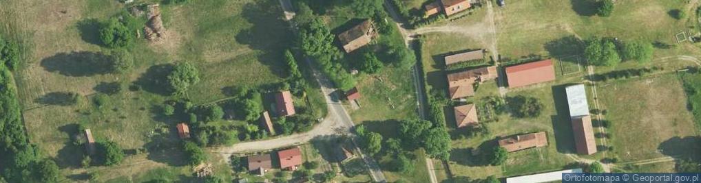 Zdjęcie satelitarne OSP Przeborowo