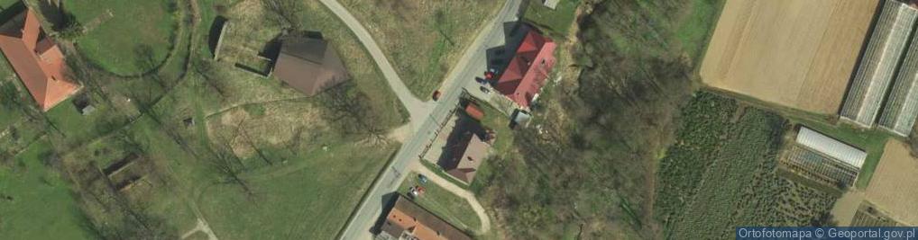 Zdjęcie satelitarne OSP Rożnów KSRG