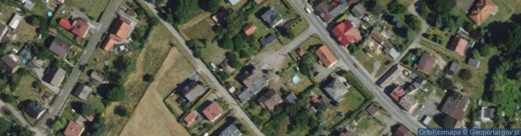 Zdjęcie satelitarne OSP Rudy