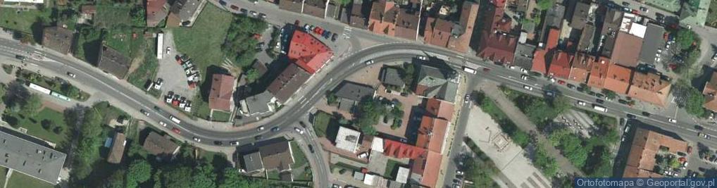 Zdjęcie satelitarne OSP Skawina 1