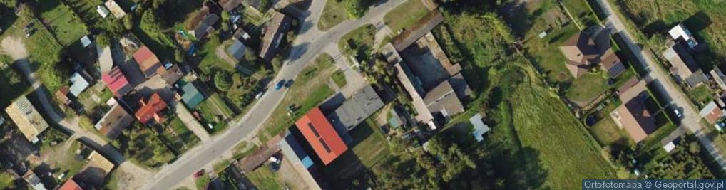 Zdjęcie satelitarne OSP Sławsko